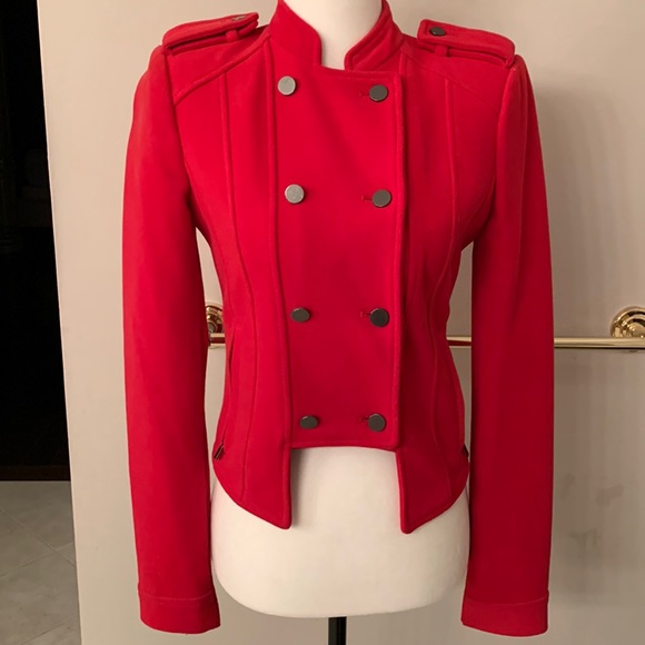BCBG Maxazria red jacket - Picture 1 of 5